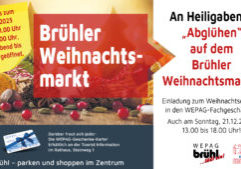 Brühler Weihnachtsmarkt Abglühen - Facebook 1920x1080px 2025